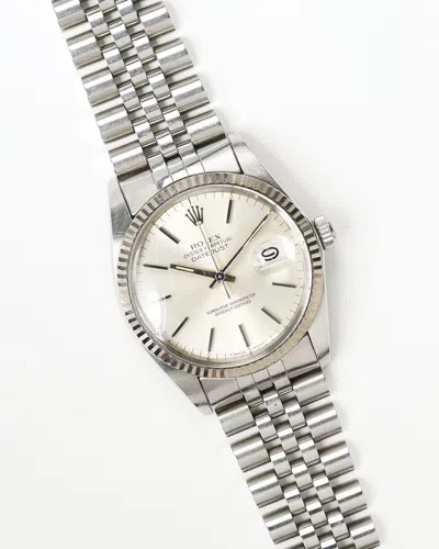 Rolex Datejust 36mm Ref 16014 1985 Watch In Metallic