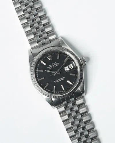 Rolex Datejust 36mm Ref 1603 Rare Matte Black Dial 1970 Watch