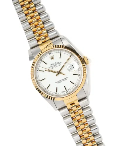 Rolex Datejust 36mm Ref 16233 1998 Full Set Watch In Metallic