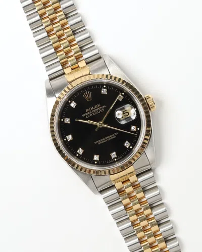 Rolex Datejust 36mm Ref 16233 Diamond Dial 1991 Watch