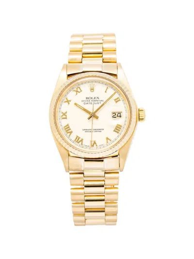 Pre-owned Rolex Datejust 36mm Watch In Neutral