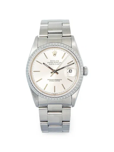 Pre-owned Rolex Datejust 36mm Watch In Neutral