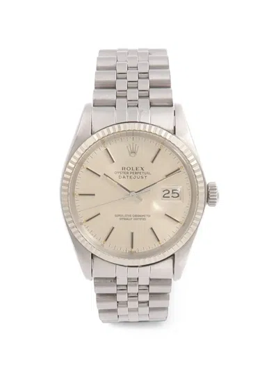 Pre-owned Rolex Datejust 36mm Watch In Neutrals
