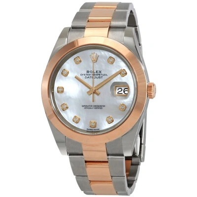 Rolex Datejust 41 Automatic Chronometer Diamond Men's Watch 126301mdo In Metallic