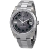 ROLEX ROLEX DATEJUST 41 SLATE DIAL AUTOMATIC MEN'S STEEL AND WHITE GOLD OYSTER WATCH 126334GYRO