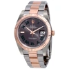 ROLEX ROLEX DATEJUST 41 SLATE DIAL MEN'S STEEL AND 18KT EVEROSE GOLD OYSTER WATCH 126331GYRO