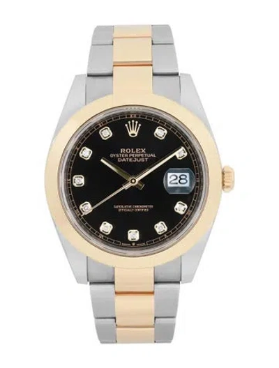 Pre-owned Rolex Datejust 41 Watch, 41mm In Multi