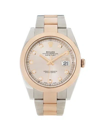 Pre-owned Rolex Datejust 41 Watch, 41mm In Multi