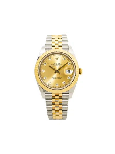 Pre-owned Rolex Datejust 41mm In Gold