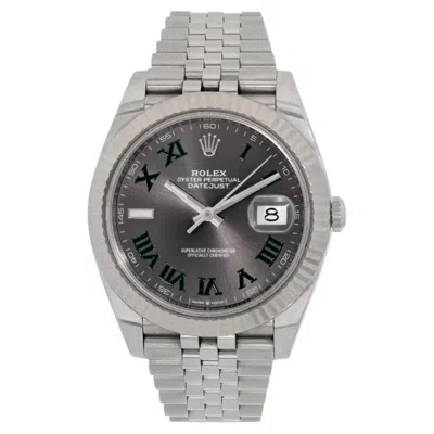 Pre-owned Rolex Datejust 41mm Wimbledon Jubilee 2025 Unworn With Box And Warranty New In Multi