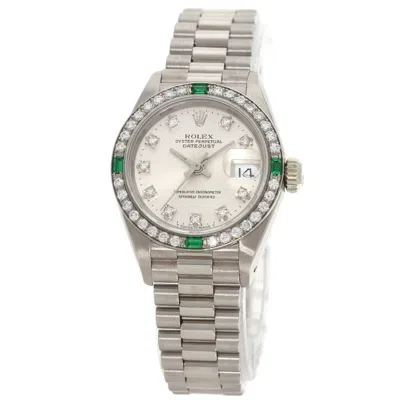 Pre-owned Rolex Datejust Gold (18k) Wristwatch () In Multi