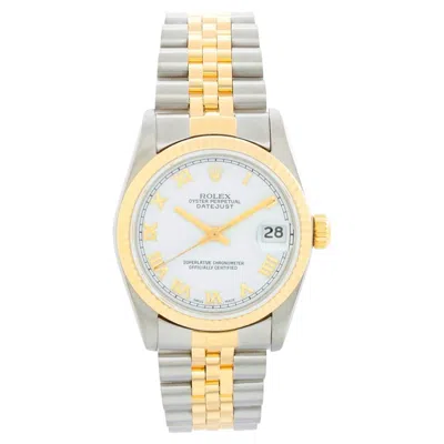 Pre-owned Rolex Datejust Midsize 2-tone Watch 68273 In Multiple