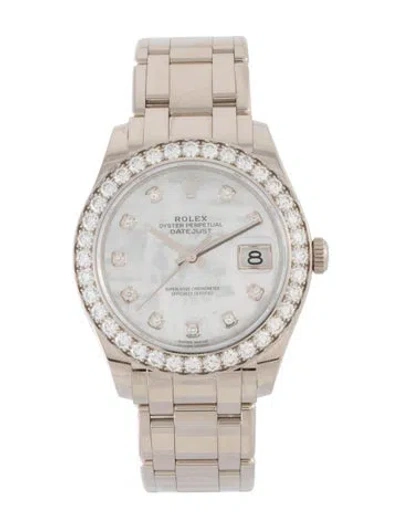 Pre-owned Rolex Datejust Pearlmaster Watch, 39mm In Multi