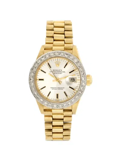 Pre-owned Rolex Datejust President Ladies 26mm In Neutral