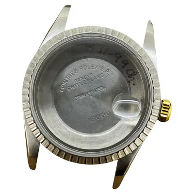 Pre-owned Rolex Datejust Ref 16000 S/steel 36mm Case, 18k Gold  Bezel, Crystal, Crown In Multi
