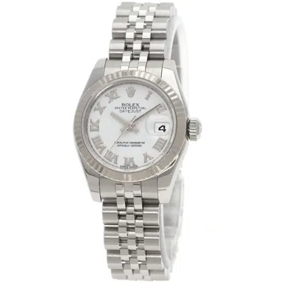 Pre-owned Rolex Datejust Stainless Steel (18k) Wristwatch () In Multi