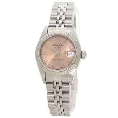 Pre-owned Rolex Datejust Stainless Steel (18k) Wristwatch () In Multi