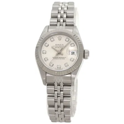 Pre-owned Rolex Datejust Stainless Steel Gold (18k) Wristwatch ()