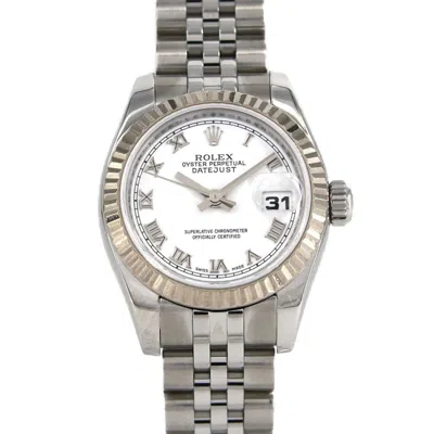 Pre-owned Rolex Datejust Stainless Steel Gold (18k) Wristwatch () In Multi