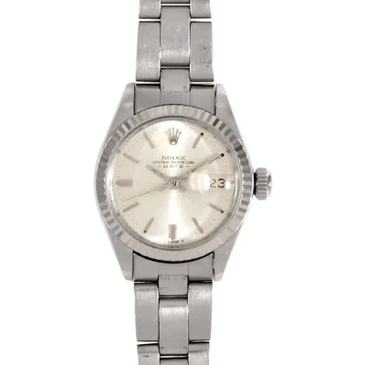 Pre-owned Rolex Datejust Stainless Steel Gold (18k) Wristwatch ()