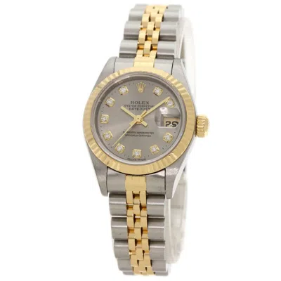 Pre-owned Rolex Datejust Stainless Steel Wristwatch () In Multi