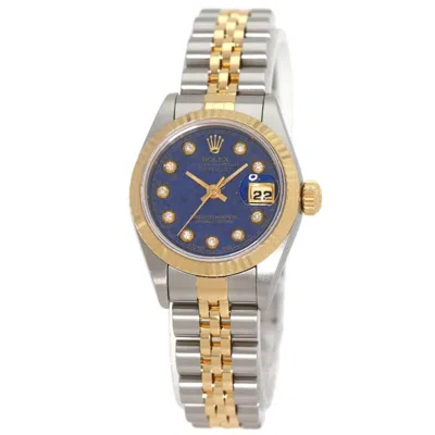 Pre-owned Rolex Datejust Stainless Steel Wristwatch () In Multi