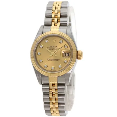 Pre-owned Rolex Datejust Stainless Steel Wristwatch () In Multi