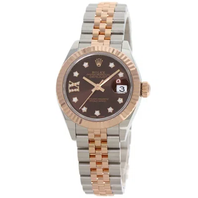 Pre-owned Rolex Datejust Stainless Steel Wristwatch () In Multi