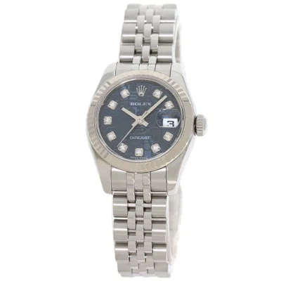 Pre-owned Rolex Datejust Stainless Steel Wristwatch () In Multi