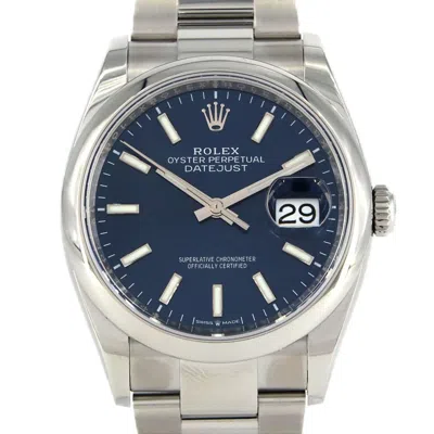 Pre-owned Rolex Datejust Stainless Steel Wristwatch () In Multi