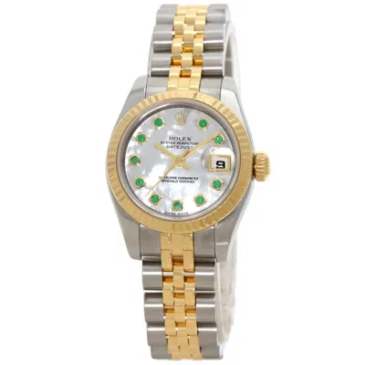 Pre-owned Rolex Datejust Stainless Steel Wristwatch () In Multi