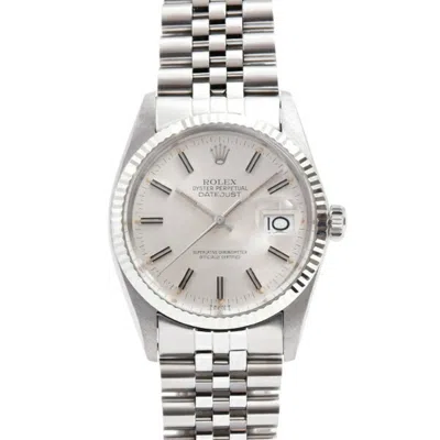 Pre-owned Rolex Datejust Stainless Steel Wristwatch () In Multi