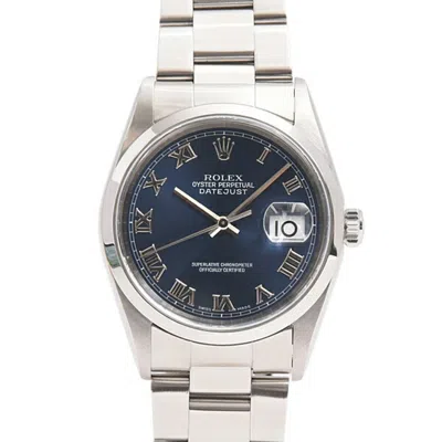 Pre-owned Rolex Datejust Stainless Steel Wristwatch () In Multi