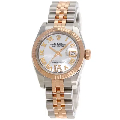 Pre-owned Rolex Datejust Stainless Steel Wristwatch () In Multi