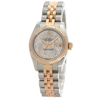 Pre-owned Rolex Datejust Stainless Steel Wristwatch () In Multi