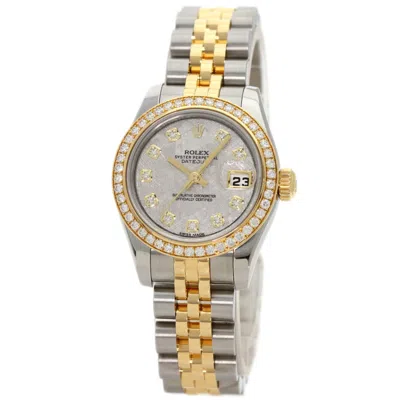 Pre-owned Rolex Datejust Stainless Steel Yellow (18k) Wristwatch () In Multi