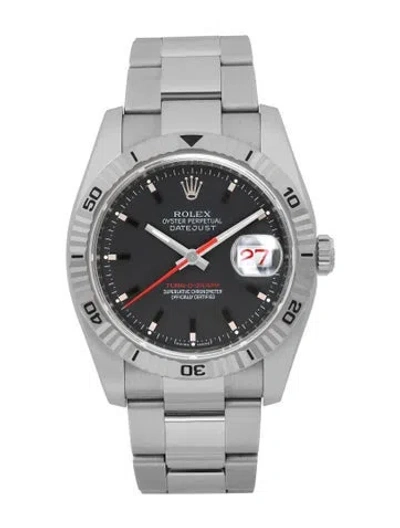Pre-owned Rolex Datejust Turn-o-graph Watch, 36mm In Multi