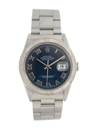 Pre-owned Rolex Datejust Turn-o-graph Watch, 36mm In Multi