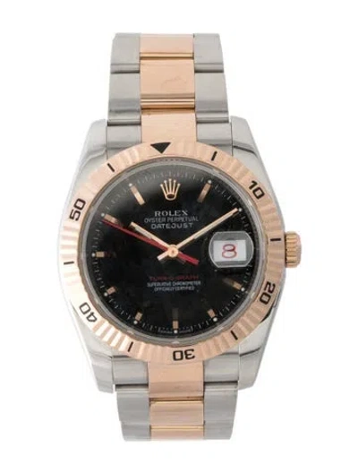 Pre-owned Rolex Datejust Turn-o-graph Watch, 36mm In Multi