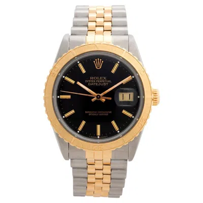 Pre-owned Rolex Datejust Turn-o-graph Wristwatch Ref 16253, Aka "thunderbird". Year 1987 In Multi