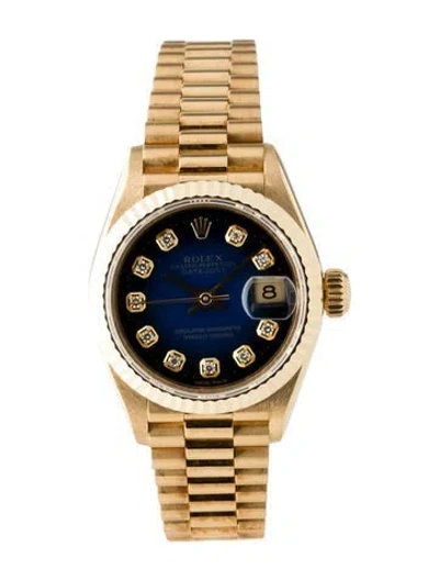 Pre-owned Rolex Datejust Watch, 26mm, 26mm In Multi