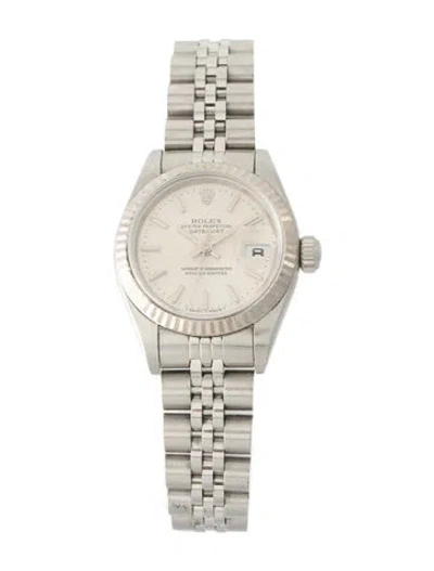 Pre-owned Rolex Datejust Watch, 26mm In Multi