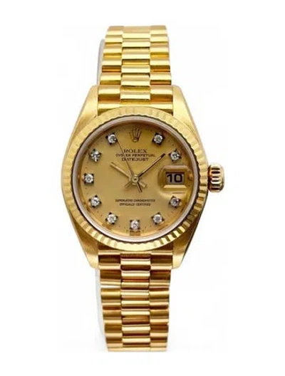 Pre-owned Rolex Datejust Watch, 26mm In Multi