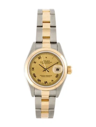 Pre-owned Rolex Datejust Watch, 26mm In Multi