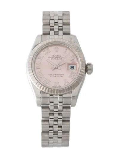 Pre-owned Rolex Datejust Watch, 26mm In Multi