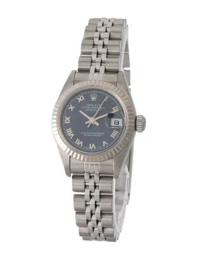 Pre-owned Rolex Datejust Watch, 26mm In Multi