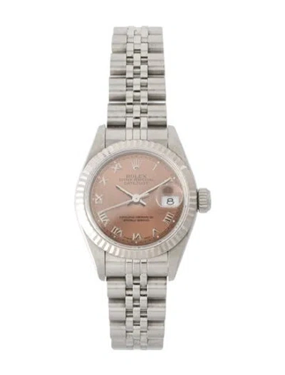 Pre-owned Rolex Datejust Watch, 26mm In Multi