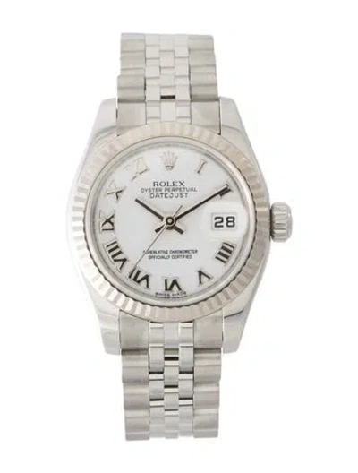 Pre-owned Rolex Datejust Watch, 26mm In Multi