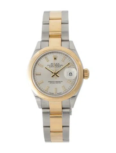 Pre-owned Rolex Datejust Watch, 26mm In Multi