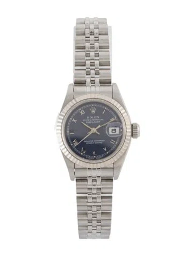 Pre-owned Rolex Datejust Watch, 26mm In Multi